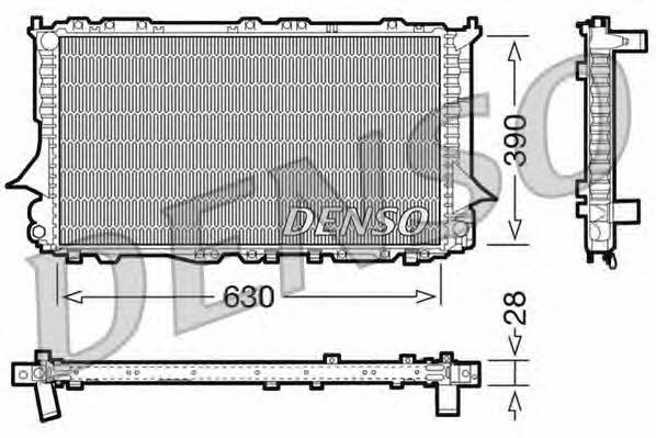 DENSO DRM02006 Radiator, engine cooling DRM02006