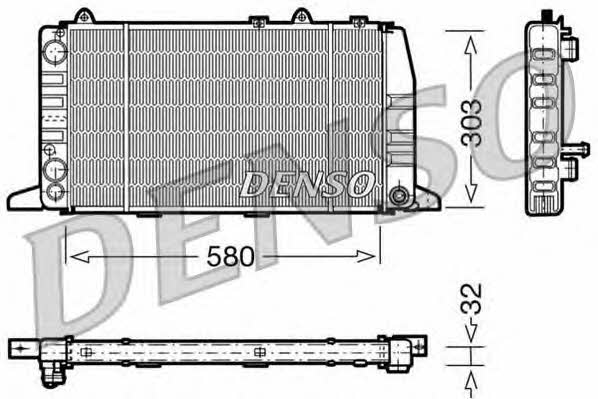 DENSO DRM02011 Radiator, engine cooling DRM02011