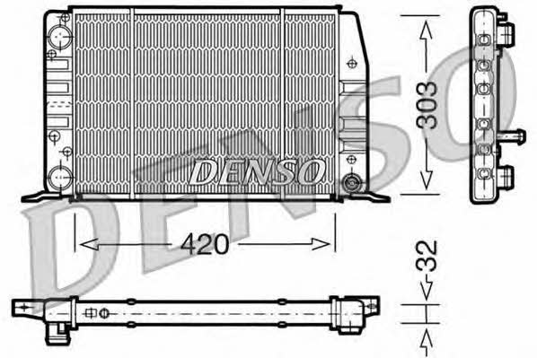 DENSO DRM02012 Radiator, engine cooling DRM02012