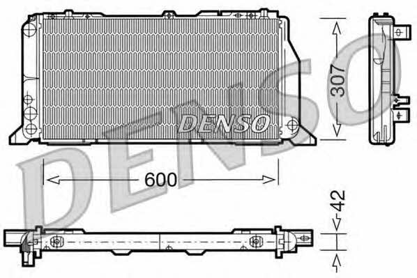 DENSO DRM02013 Radiator, engine cooling DRM02013