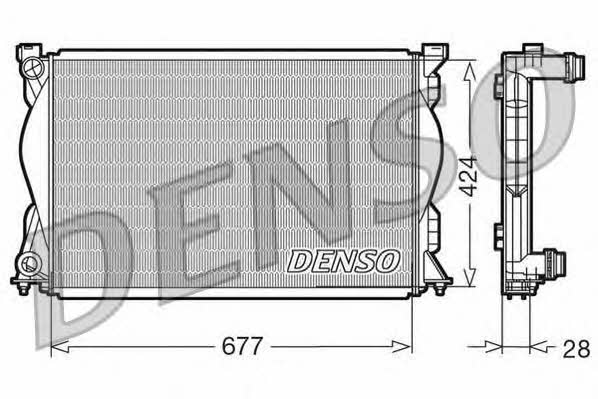 DENSO DRM02036 Radiator, engine cooling DRM02036