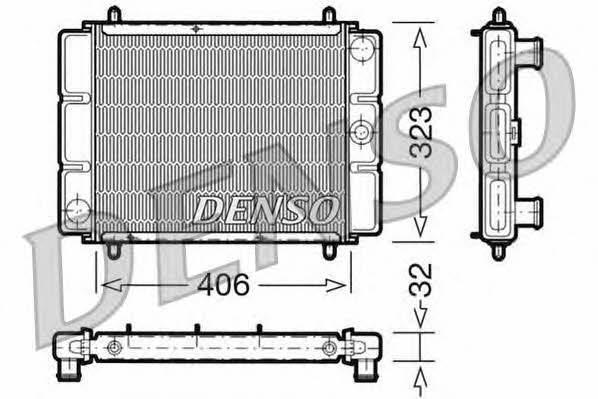 DENSO DRM03001 Radiator, engine cooling DRM03001