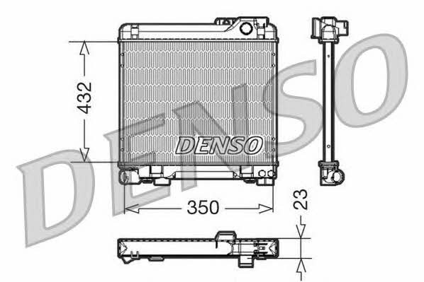 DENSO DRM05013 Radiator, engine cooling DRM05013
