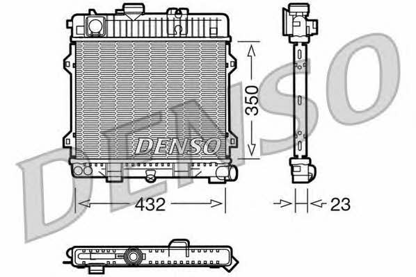 DENSO DRM05024 Radiator, engine cooling DRM05024