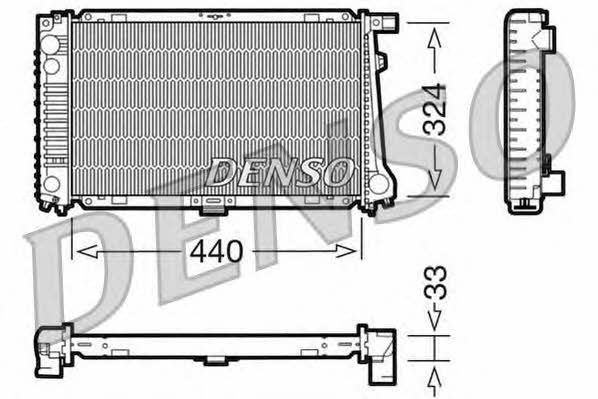 DENSO DRM05032 Radiator, engine cooling DRM05032