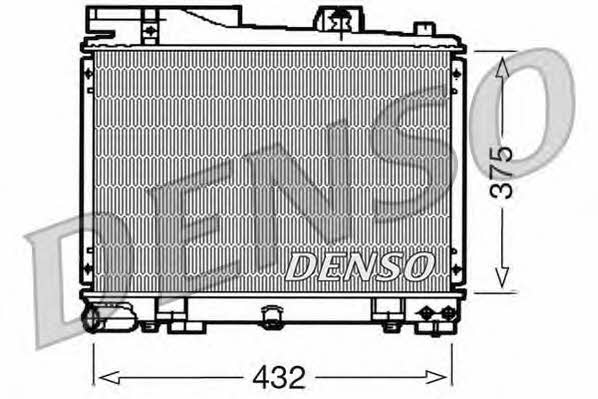 DENSO DRM05034 Radiator, engine cooling DRM05034
