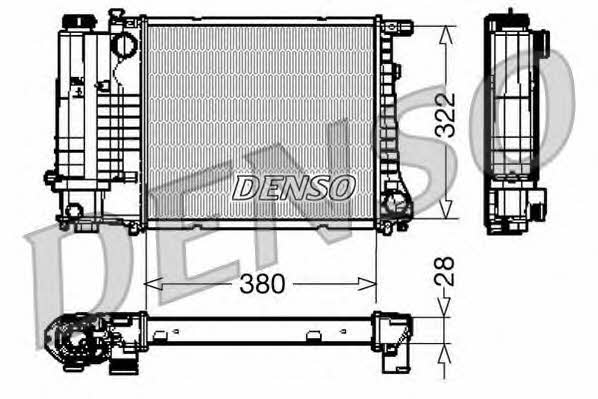 DENSO DRM05044 Radiator, engine cooling DRM05044