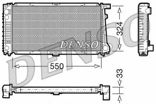 DENSO DRM05058 Radiator, engine cooling DRM05058