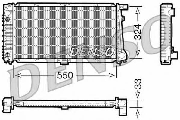 DENSO DRM05059 Radiator, engine cooling DRM05059