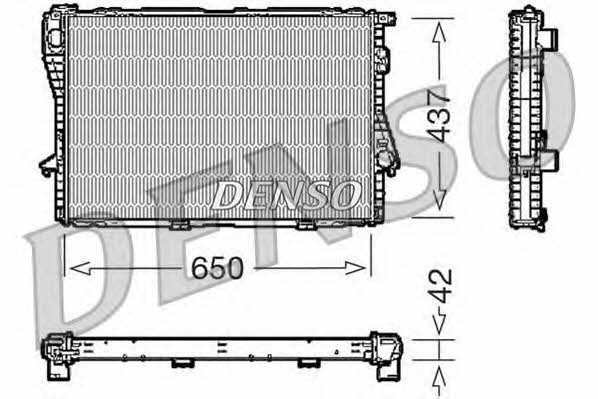 DENSO DRM05068 Radiator, engine cooling DRM05068
