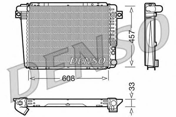 DENSO DRM05071 Radiator, engine cooling DRM05071