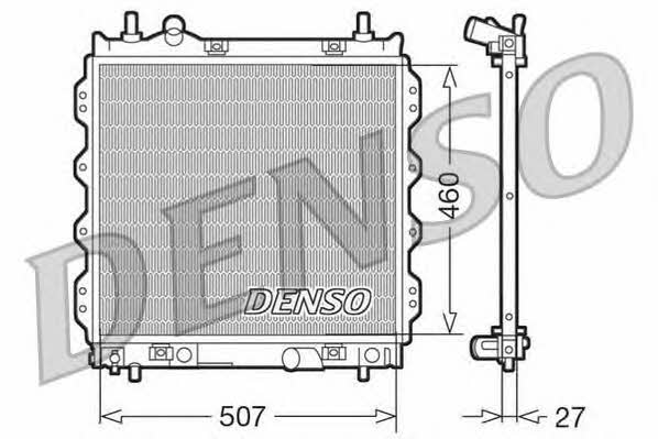 DENSO DRM06005 Radiator, engine cooling DRM06005