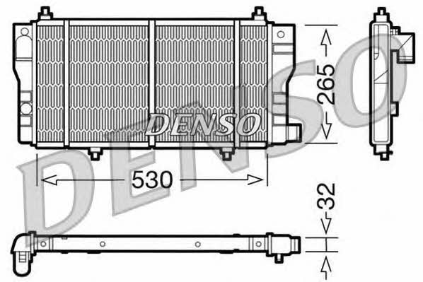DENSO DRM07002 Radiator, engine cooling DRM07002