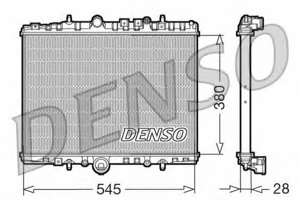 DENSO DRM07056 Radiator, engine cooling DRM07056