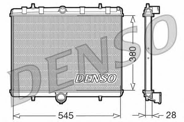 DENSO DRM07060 Radiator, engine cooling DRM07060