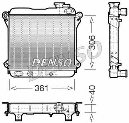 DENSO DRM09001 Radiator, engine cooling DRM09001