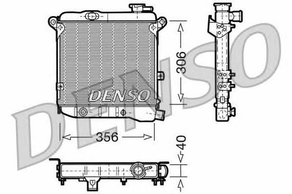 DENSO DRM09002 Radiator, engine cooling DRM09002