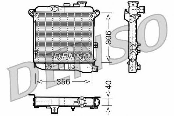 DENSO DRM09003 Radiator, engine cooling DRM09003