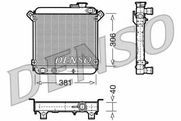 DENSO DRM09004 Radiator, engine cooling DRM09004