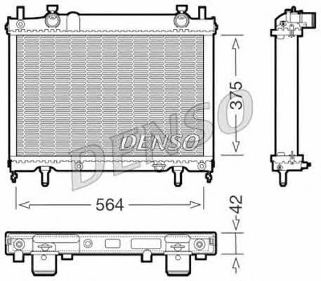 DENSO DRM09023 Radiator, engine cooling DRM09023