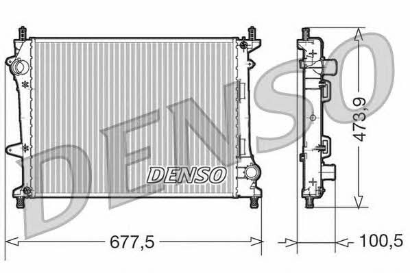 DENSO DRM09037 Radiator, engine cooling DRM09037