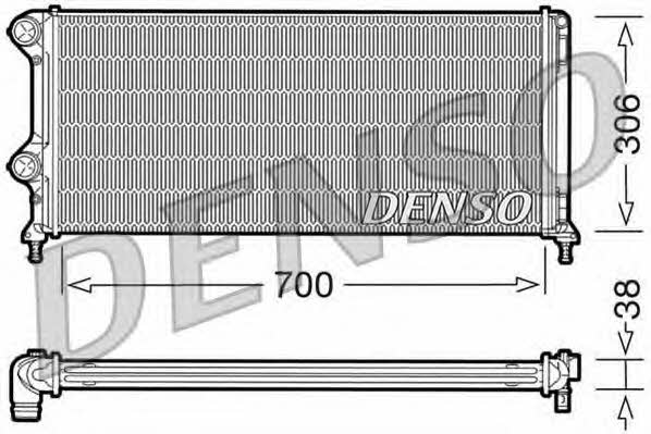 DENSO DRM09060 Radiator, engine cooling DRM09060
