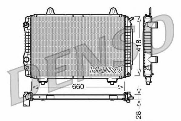 DENSO DRM09071 Radiator, engine cooling DRM09071