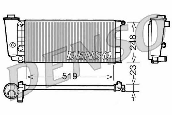 DENSO DRM09080 Radiator, engine cooling DRM09080