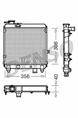 DENSO DRM09081 Radiator, engine cooling DRM09081