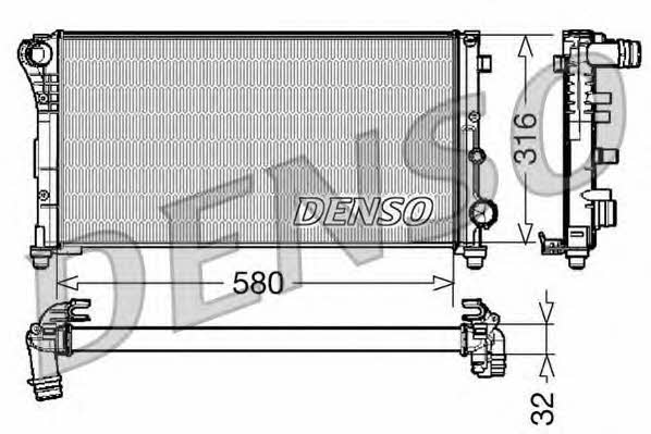 DENSO DRM09084 Radiator, engine cooling DRM09084