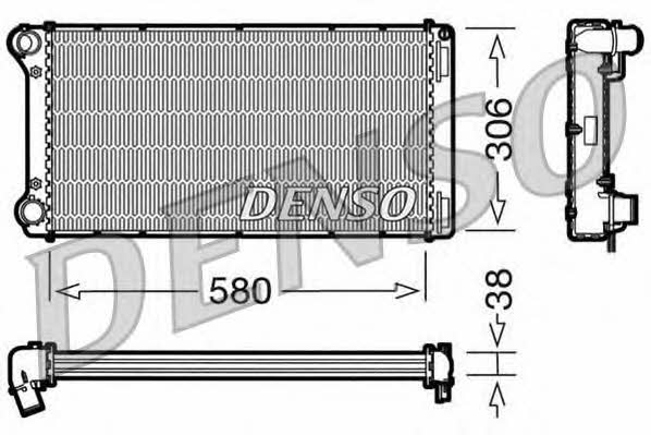 DENSO DRM09098 Radiator, engine cooling DRM09098
