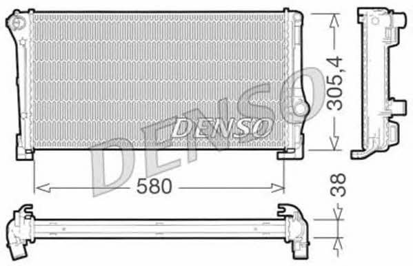 DENSO DRM09107 Radiator, engine cooling DRM09107