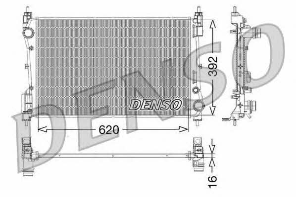 DENSO DRM09114 Radiator, engine cooling DRM09114