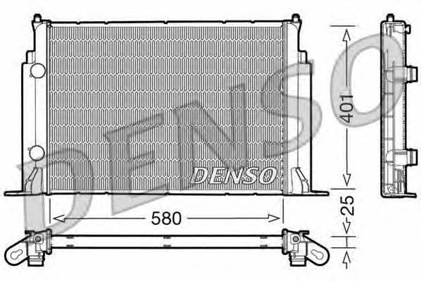 DENSO DRM09122 Radiator, engine cooling DRM09122