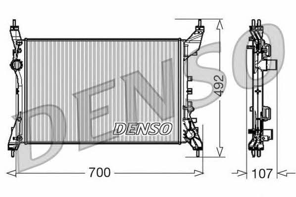 DENSO DRM09170 Radiator, engine cooling DRM09170