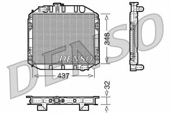 DENSO DRM10001 Radiator, engine cooling DRM10001