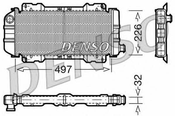 DENSO DRM10017 Radiator, engine cooling DRM10017