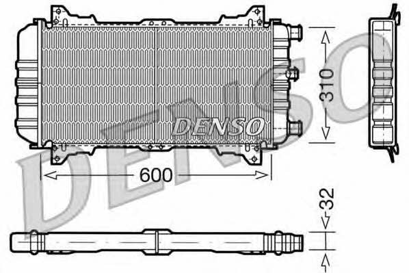 DENSO DRM10018 Radiator, engine cooling DRM10018