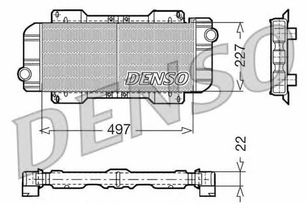 DENSO DRM10019 Radiator, engine cooling DRM10019