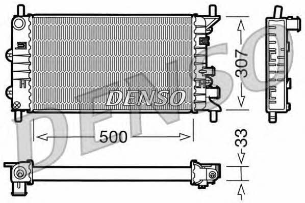 DENSO DRM10024 Radiator, engine cooling DRM10024