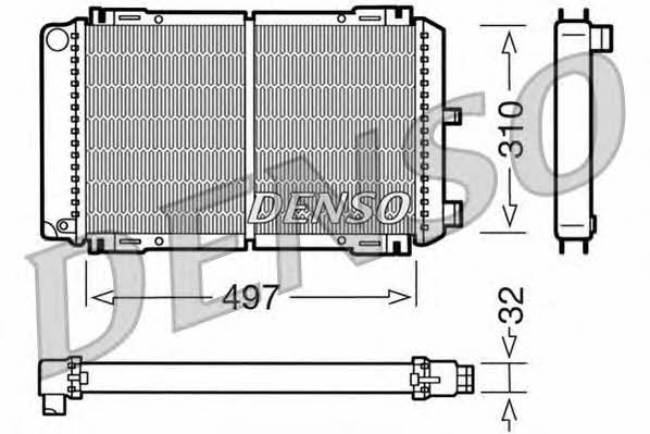 DENSO DRM10031 Radiator, engine cooling DRM10031