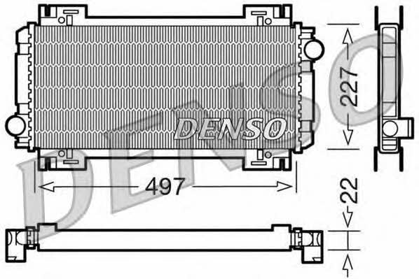 DENSO DRM10032 Radiator, engine cooling DRM10032