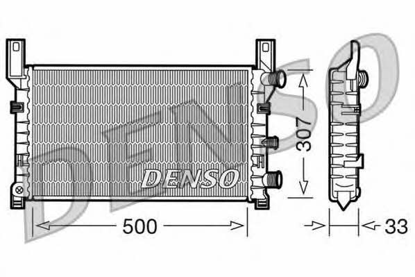 DENSO DRM10035 Radiator, engine cooling DRM10035
