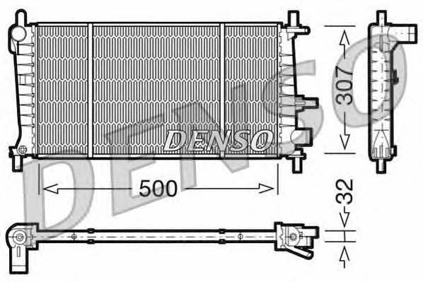 DENSO DRM10041 Radiator, engine cooling DRM10041