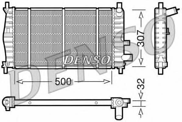 DENSO DRM10042 Radiator, engine cooling DRM10042