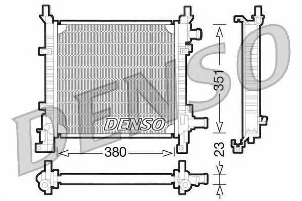 DENSO DRM10061 Radiator, engine cooling DRM10061