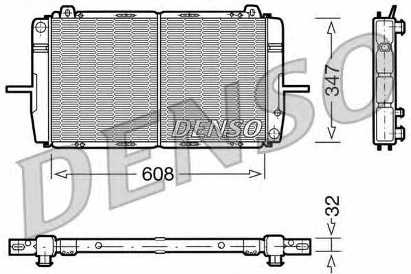 DENSO DRM10080 Radiator, engine cooling DRM10080