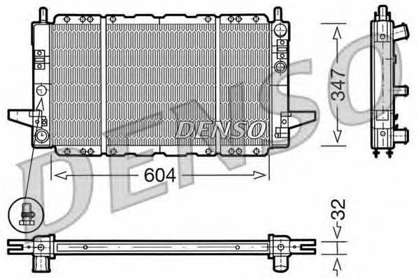 DENSO DRM10086 Radiator, engine cooling DRM10086