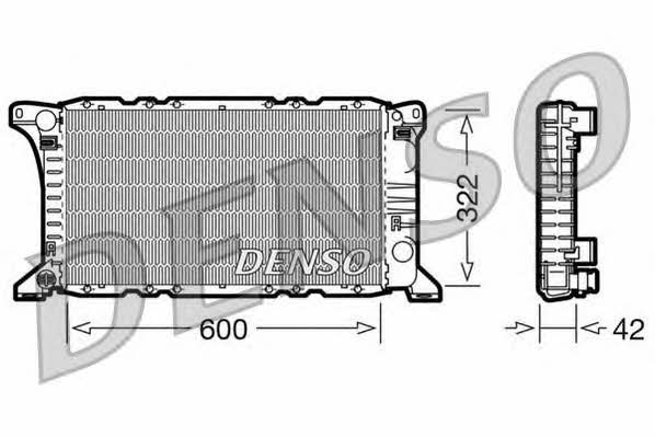 DENSO DRM10091 Radiator, engine cooling DRM10091