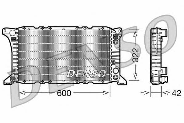 DENSO DRM10092 Radiator, engine cooling DRM10092